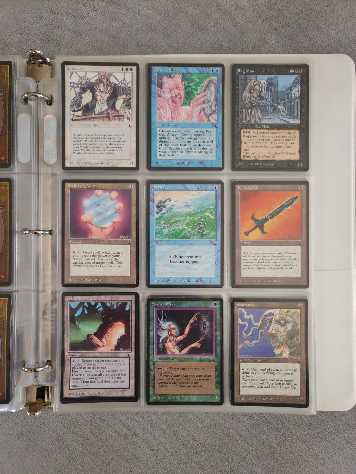 The Dark Complete Set MTG Magic the Gathering 1994 Vintage Legacy