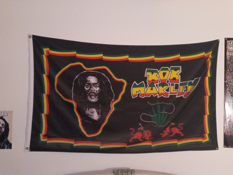 Bob Marley Banner Africa 5 ft by 3 ft
