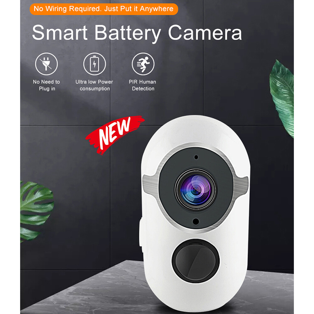 Security Camera Home Low Power Wifi PIR Infrared Night Vision Automatic Tracking-image