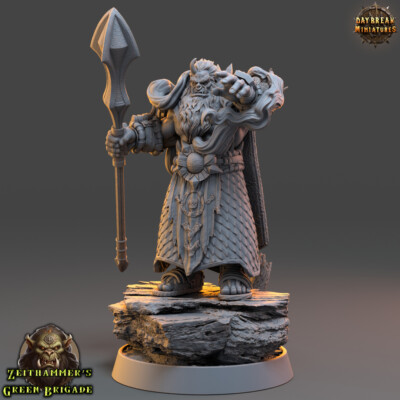 Orc Bodraz of the Void - Wargaming Miniatures Fantasy Monster 32mm Resin Figures