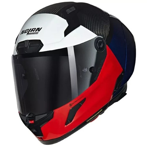 Casco moto Nolan X-804 RS Blocco 348 carbonio rossobianco blu-ECE2206 new 2025 - Imagen 4 de 4