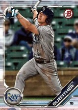 2019 Bowman Draft #BD-96 Jake Guenther Tampa Bay Rays