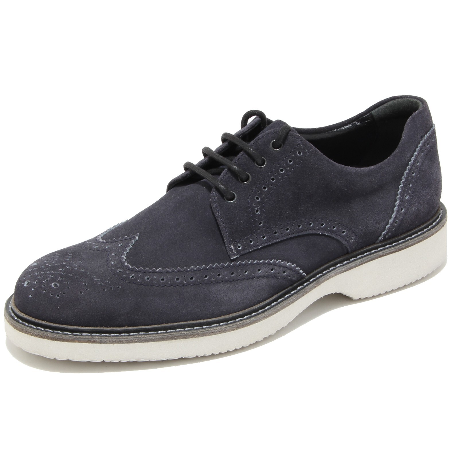 0719L scarpe uomo blu HOGAN route derby scarpe shoes men