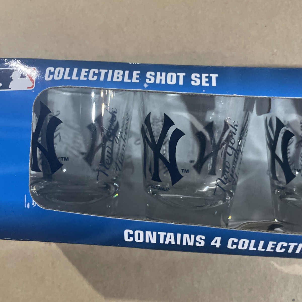 New York Yankees MLB 4 Collectible Shot Glasses | eBay