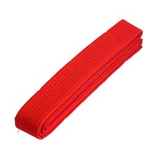 New Taekwondo Karate Martial Arts 1.5" Wide Belts Double Wrap Belts, Red