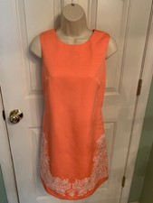 Davids Bridal Fully Lined Sleeveless Dress w Embellished Embroidered Hem Size 6