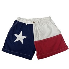 Vintage 90's Y2K Chubbies Boomshakalaka TEXAS FLAG Casual COLORBLOCK Shorts USA