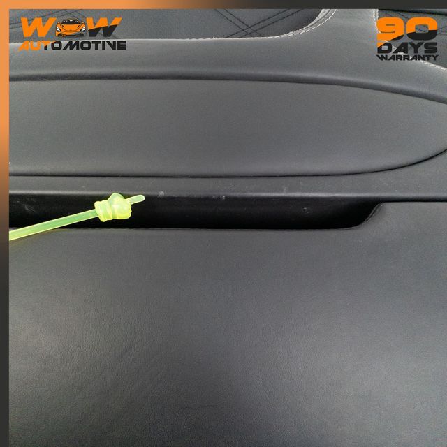 06-13 BENTLEY CONTINENTAL FLYING SPUR FRONT LEFT INTERIOR DOOR PANEL BLACK OEM