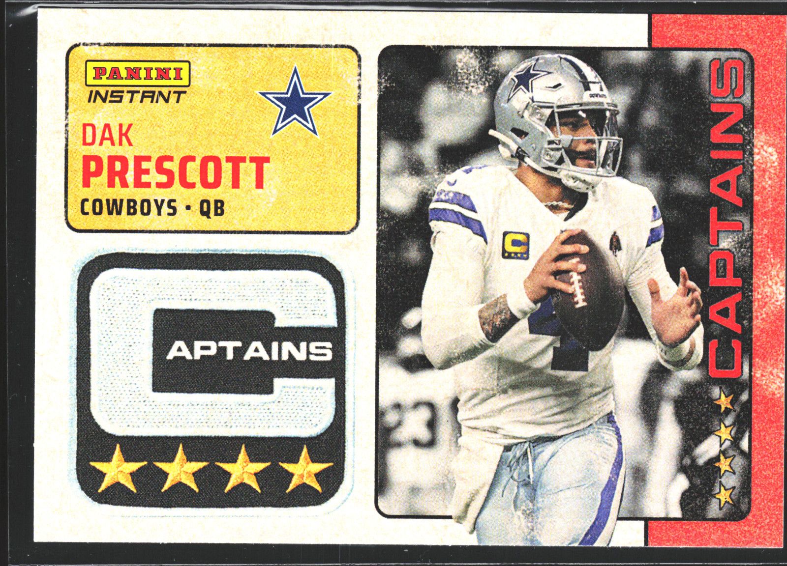 Dak Prescott Football Card 2024 Panini Captains Limited Only 351 Made!