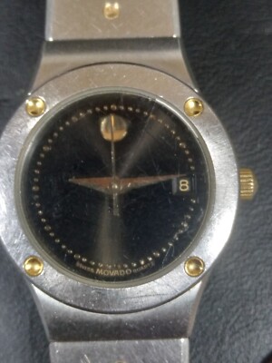 Movado 86.A3.836C Two Tone Museum Watch Anthony Bourdain in his Movado Museum ref 86.A3.836C - Seen  main image 3