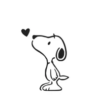 Snoopy Vinyl Decal Sticker -Multiple Colors & Sizes- FREE SHIPPING