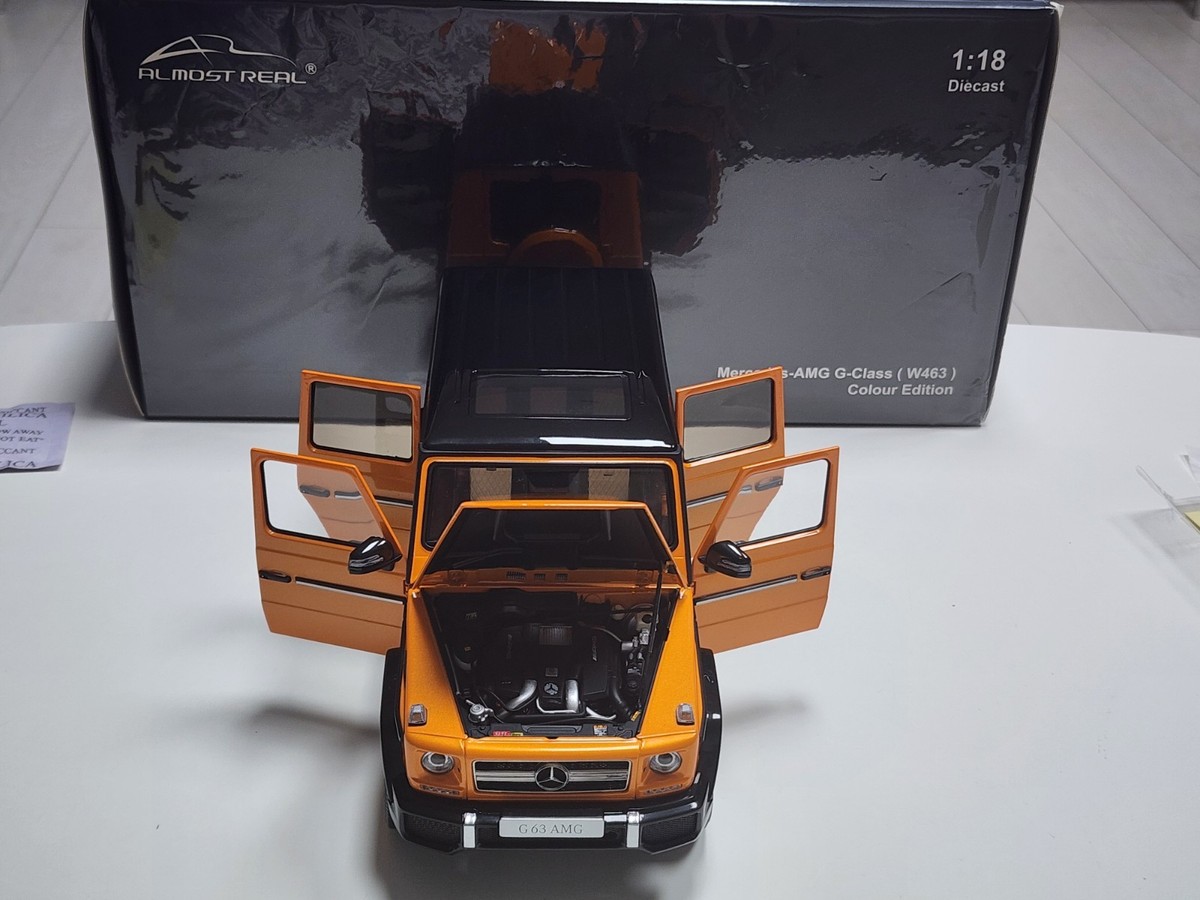 300台限定 1/18 Almost Real メルセデス AMG G63 1/18 Almost Real Mercedes-Benz G-Class G63 AMG (White) Car
