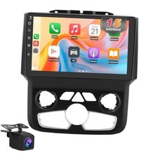 Car Stereo for Dodge RAM 1500 2500 3500 2013-2018, Only fit Auto AC  9"