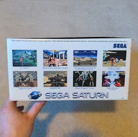 Sega Saturn Console NTSC Bundle MK-80000a Not For Resale 3 Games + Bootleg Sam