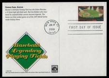 2001 SCOTT#UX365-374 LEGENDARY PLAYING FIELDS POSTCARDS- COMPLETE SET OF 10