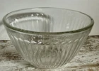 Pyrex 7401-S Clear Glass Mixing Bowl 1.5 Qt Ribbed Nesting Bowl USA