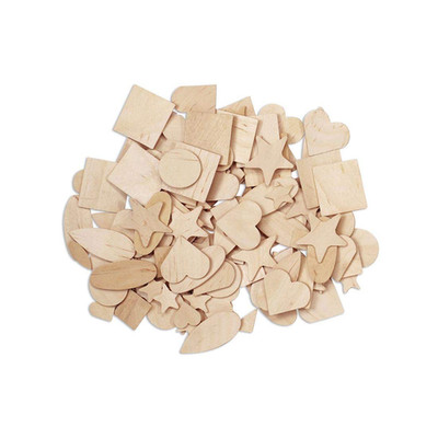 Creativity Street Natural Wood Shapes - 1000 Piece Assortment Ac3700-01Di