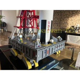 96cm Tall 1/144 Scale Saturn V Launch Umbilical Tower - Light-Up Edition NO Doll