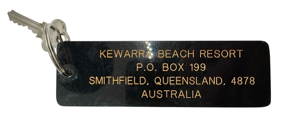 Llavero de colección Kewarra Beach Resort habitación de hotel Smithfield Queensland recuerdo Foto 2 de 4