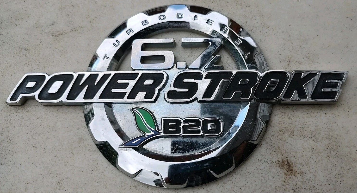 11-16 FORD F250 F350 Turbo Diesel Power Stroke 6.7L B20 Emblem Logo OEM