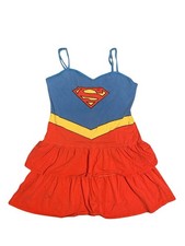 DC Comics Kids Size Medium Super Girl Nightwear Sleeveless Pullover Costume