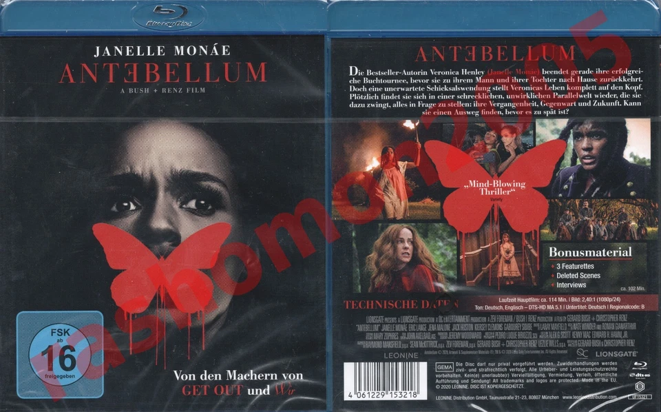 Blu-ray ANTEBELLUM Janelle Monae Jena Malone Jack Huston Gabourey Sidibe Neu+OVP - Bild 1 von 1