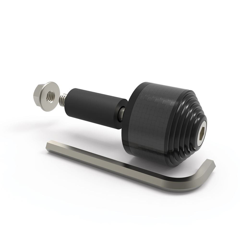 Oxford Black Carbends 2 Motorcycle Motorbike Bar Ends Fits Standard 22 mm Bars