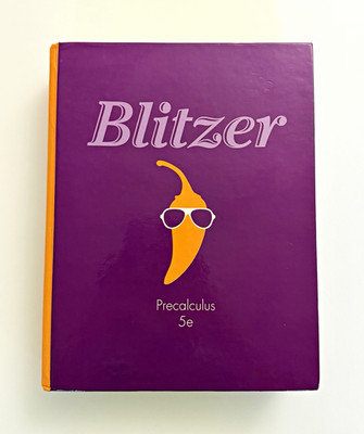Pearson Precalculus 5th Edition Hardcover Textbook 2014 Blitzer Mathematics
