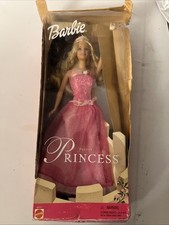 2001 Pretty Princess Barbie Doll Mattel 52771 NIB NRFB Box Is Damaged Doll Ok