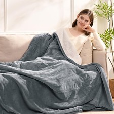 Heated Blanket Electric Blanket Full 72"x84" Heating Blanket with 9 Heating L...