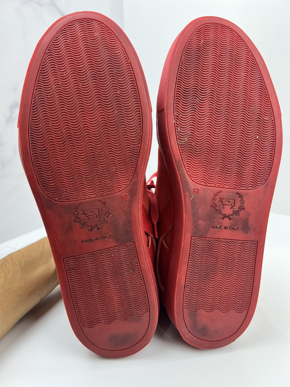 Erik Bjerkesjo Del Toro Shoes Mens Size 9 Leather Suede Made in Italy Designer R