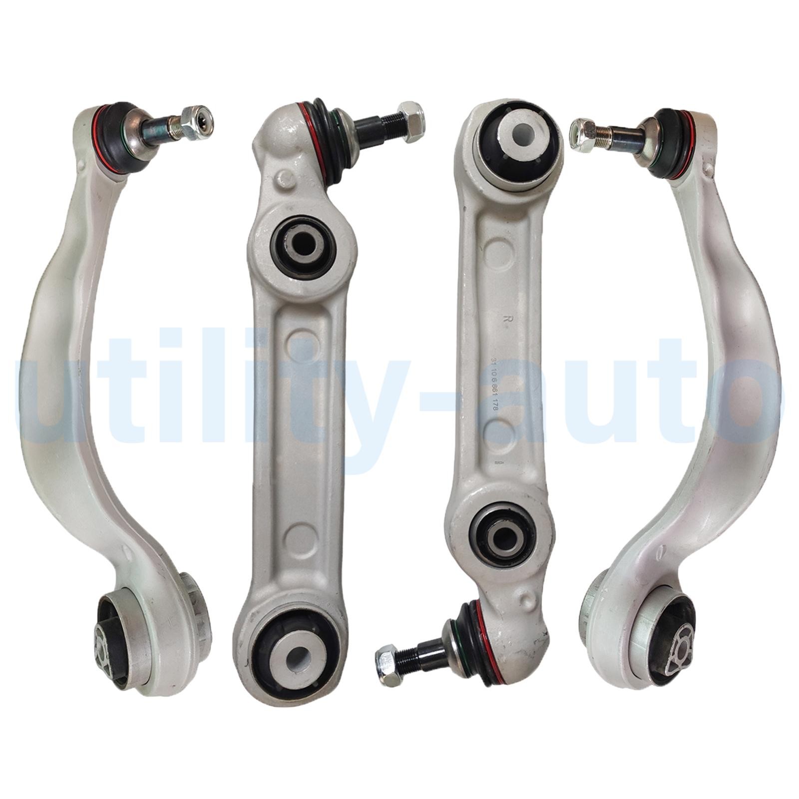 4pcs Front Lower Control Arms LH+RH Set For BMW G30 G31 G38 525i 530i 540i 17-23