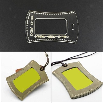 Karte DIY Leder Bastelschablone Acryl Muster Stencil