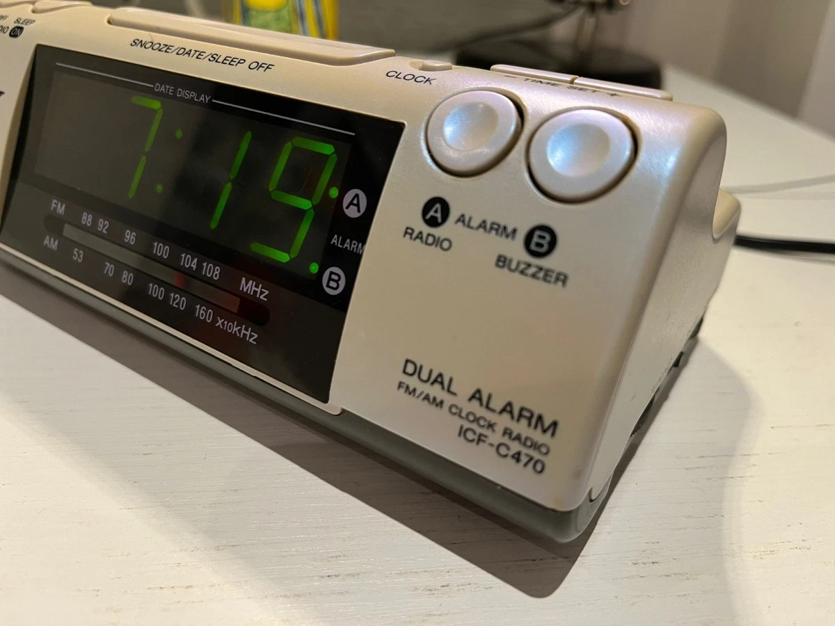 Radio despertador Sony ICF-C470