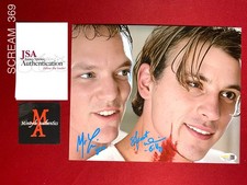 Matthew Lillard Skeet Ulrich Scream dual signed 8x10 photo Ghostface JSA COA