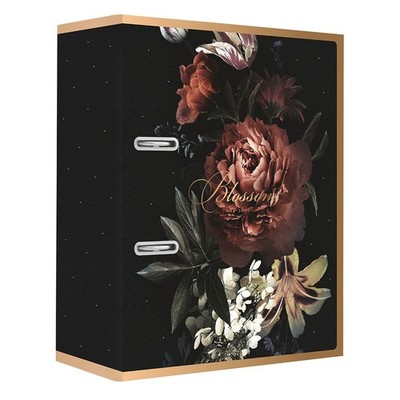 Ordner A4 75mm Satin Gold Blossom