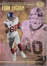 2018 Panini Illusions Gold #47 Evan Engram Jeremy Shockey /499 - FB