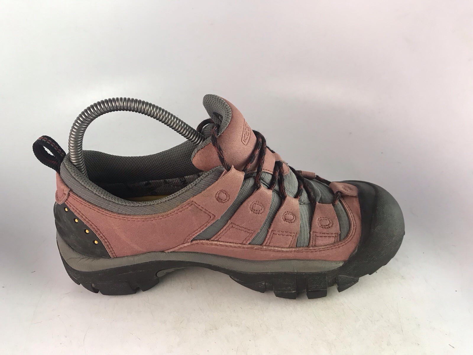 Scarpa da trekking Keen Explore donna impermeabile isolata rosa blush taglia 8 US