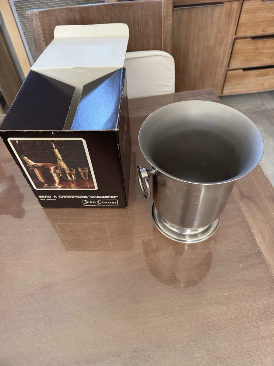 Seau à Champagne Jean Couzon Orfèvre – Modèle Président, Inox – Neuf