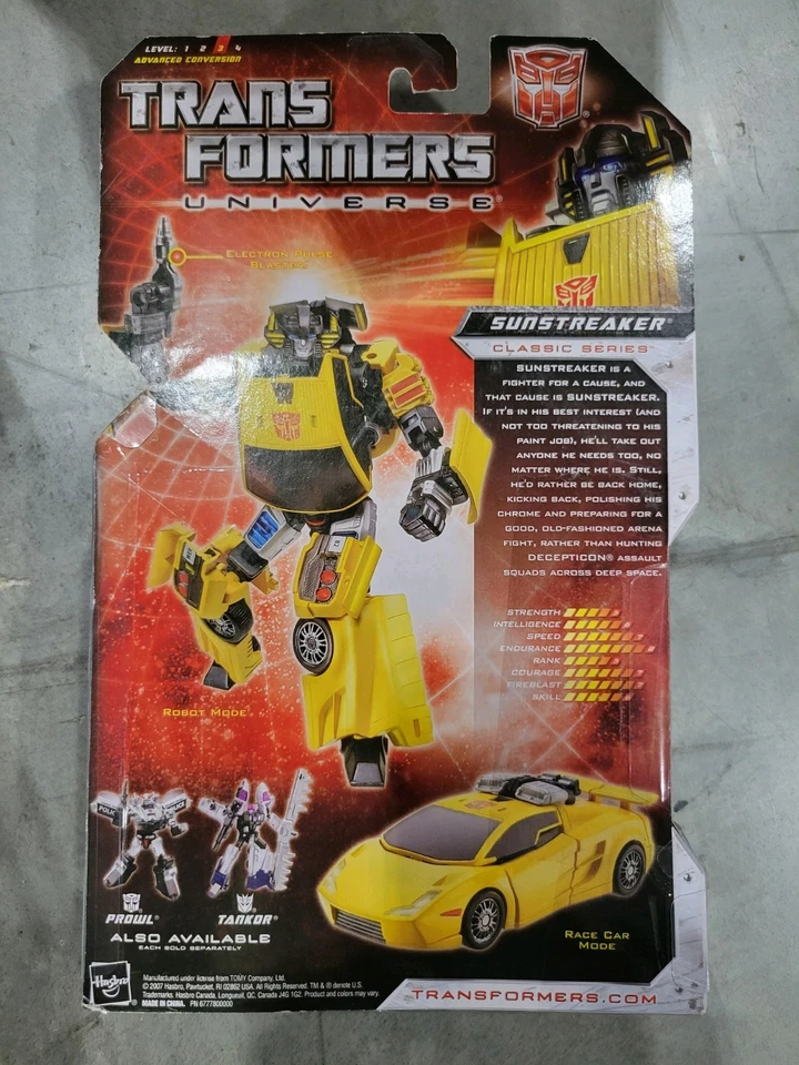 Transformers Universe 2.0 Sunstreaker sellado en tarjeta Foto 3 de 3