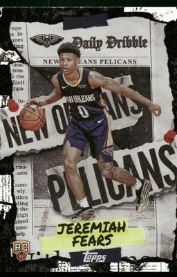 Jeremiah Fears Rookie - 2025-26 Topps Basketball - Daily Dribble #DD-37