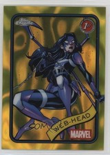 2025 Topps Chrome Marvel Comics Yellow Lava Refractor Web-Head #32 1r8l
