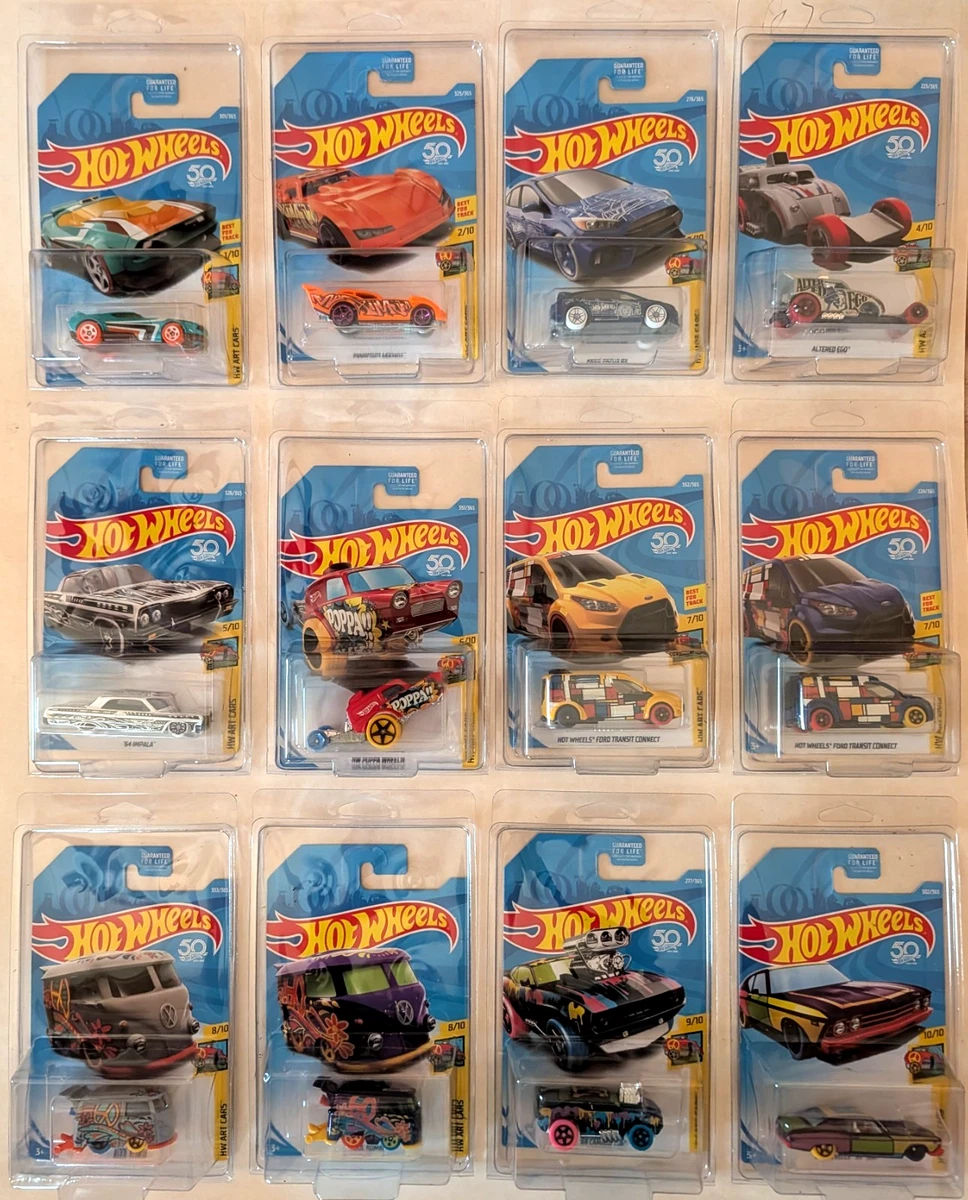 Hot Wheels Kool Kombi Treasure Hunt Lot of 12 2018 HW Art Cars Set
