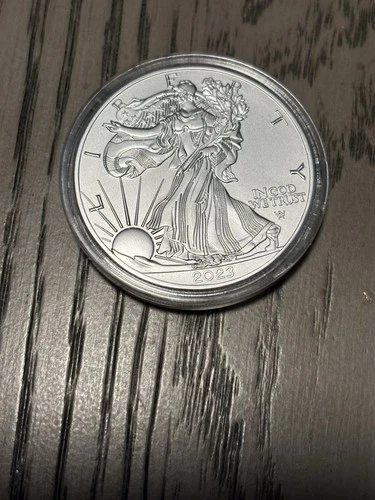 US Mint American Eagle 2023 W 1 oz Silver Coin .999 Fine Uncirculated