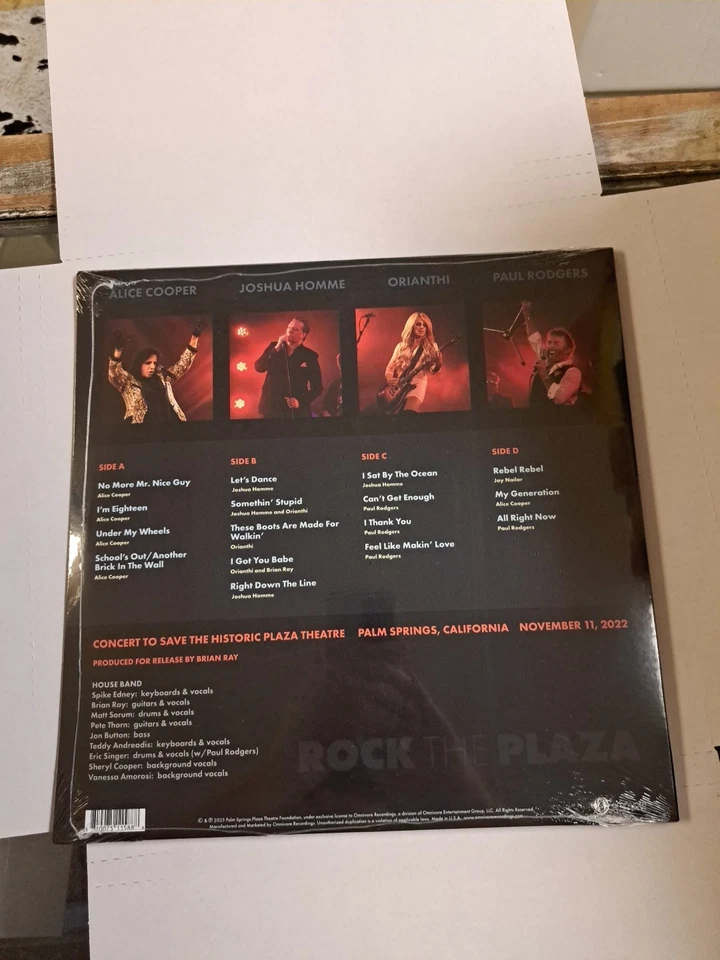 Various - Rock The Plaza (Record Store Day Black Friday 2025) - Image 2 of 2