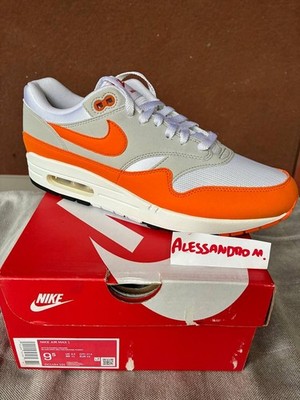 Nike Air Max 1 Anniversary Magma Orange DC1454-101 Size 9.5 DS New