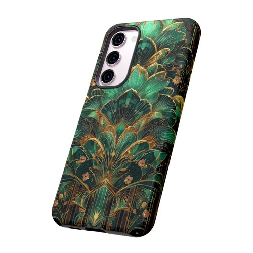 For iPhone | Samsung Galaxy | Pixel Phone Case - Emerald Green Art Deco Gold - 第 179/239 張圖片