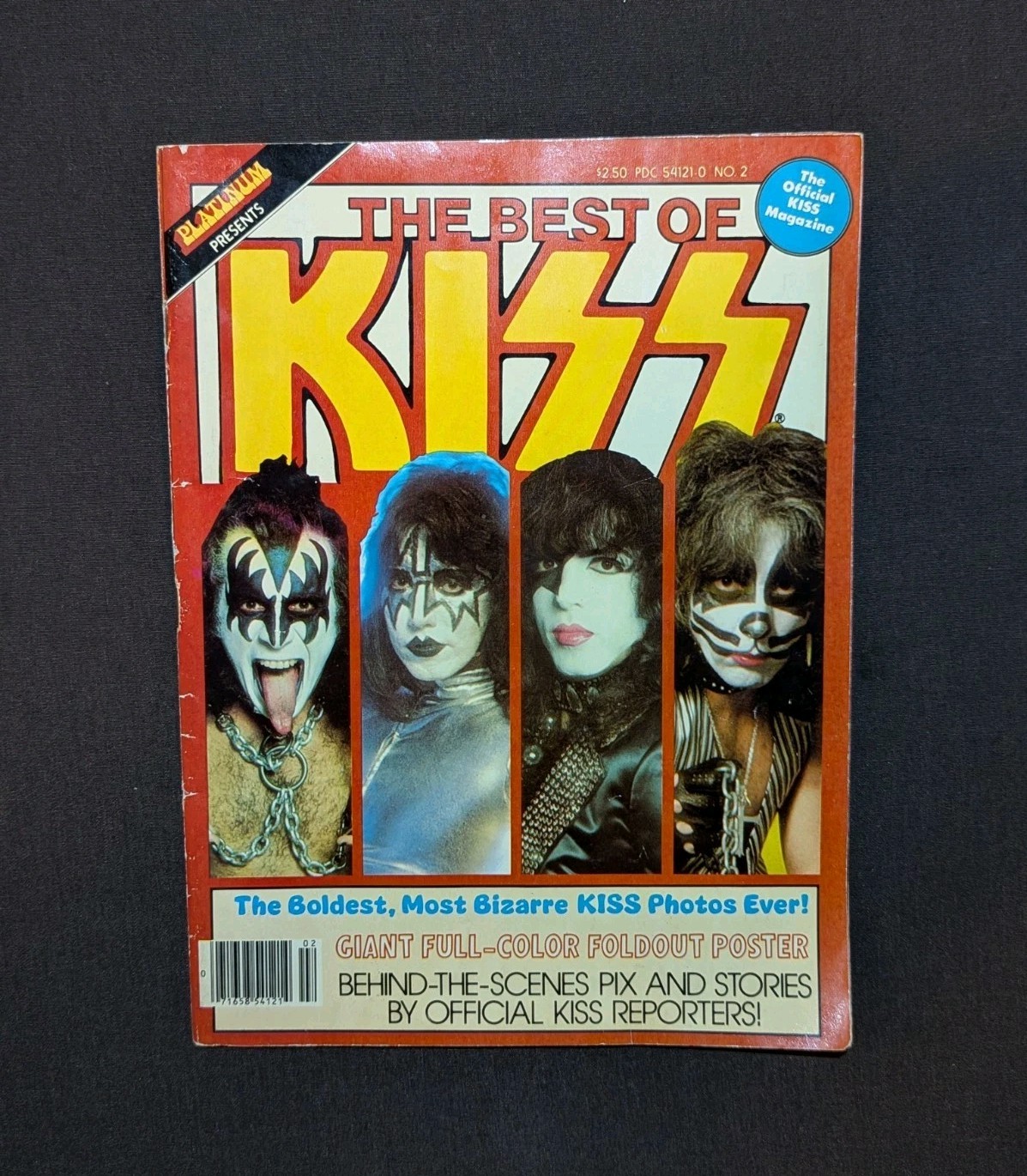 1979 PLATINUM; THE BEST OF KISS NO. 2, Official KISS Magazine *NO POSTER*