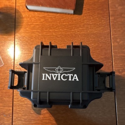 Invicta Activa Digital Quartz Black Plastic Sport Wristwatch Compass Box Manual