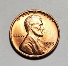 1955 S LINCOLN WHEAT PENNY UNC #P2581